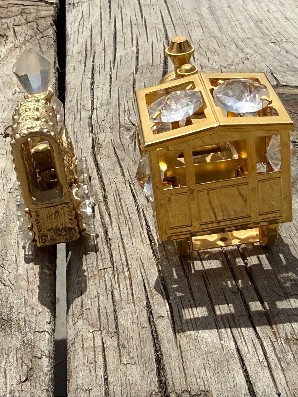 Gold Crystal Decorative Trains - Home Accents - Picture 4 of 5